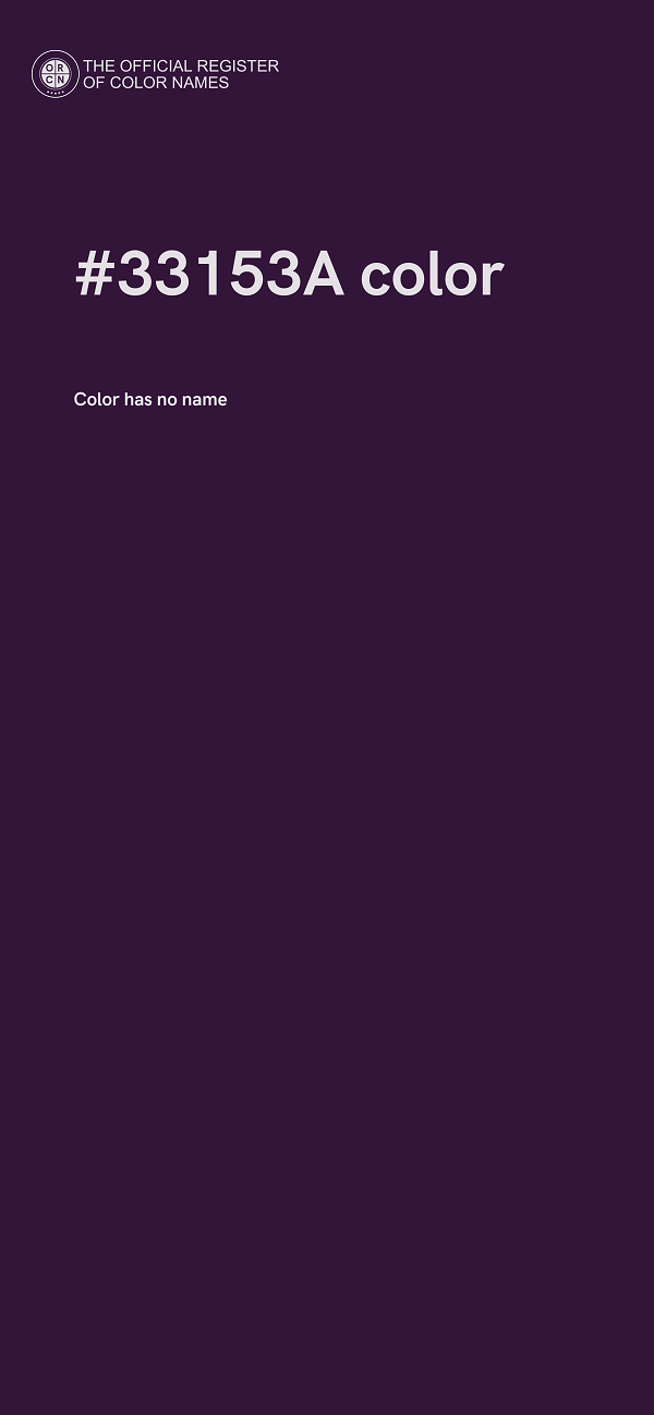 #33153A color image