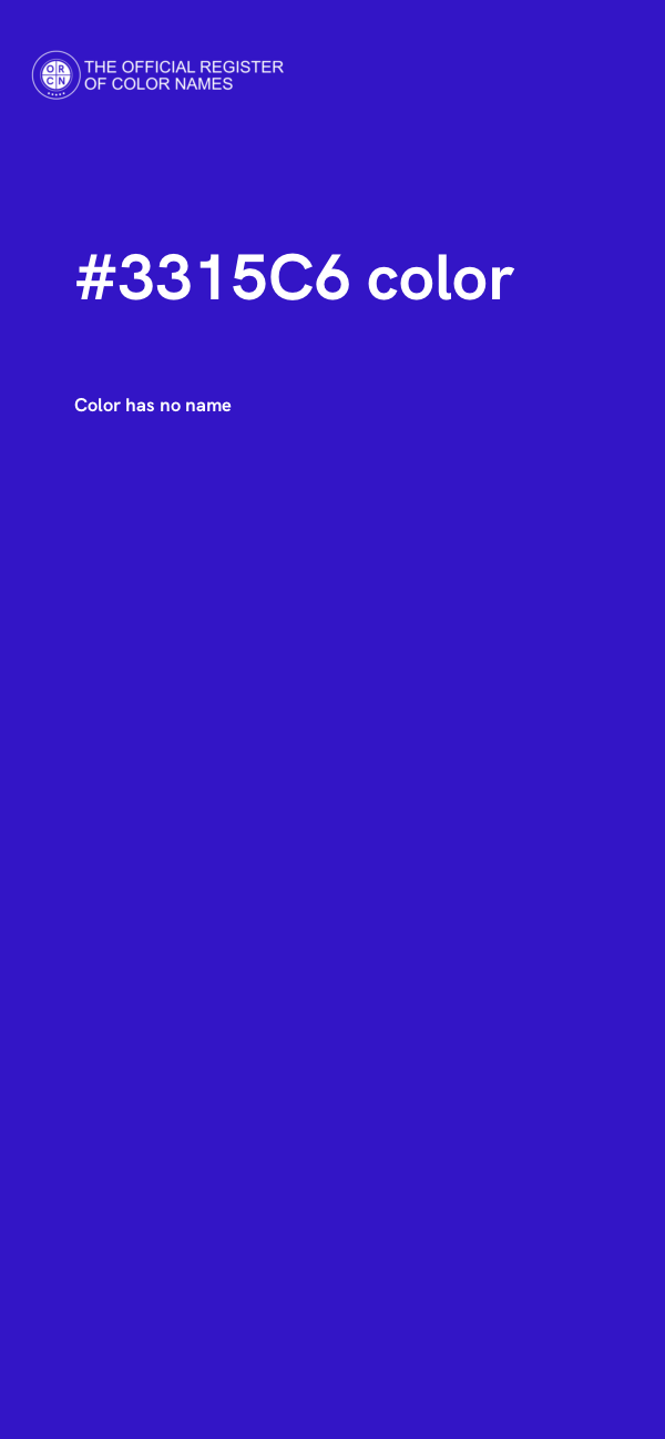 #3315C6 color image