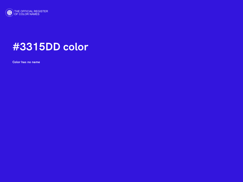 #3315DD color image