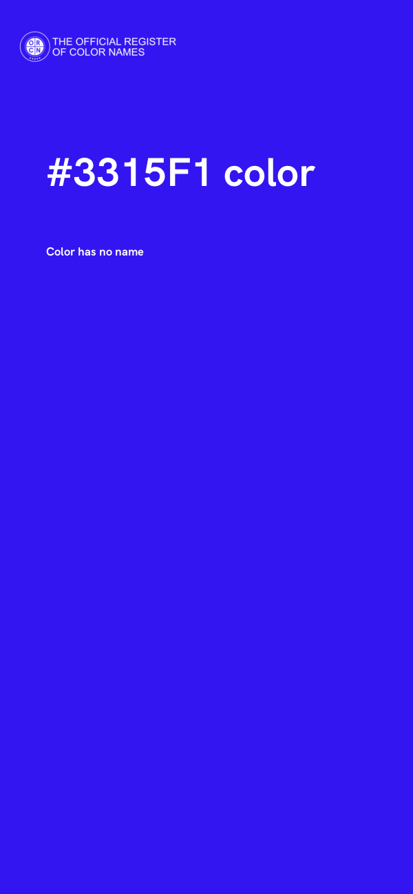 #3315F1 color image
