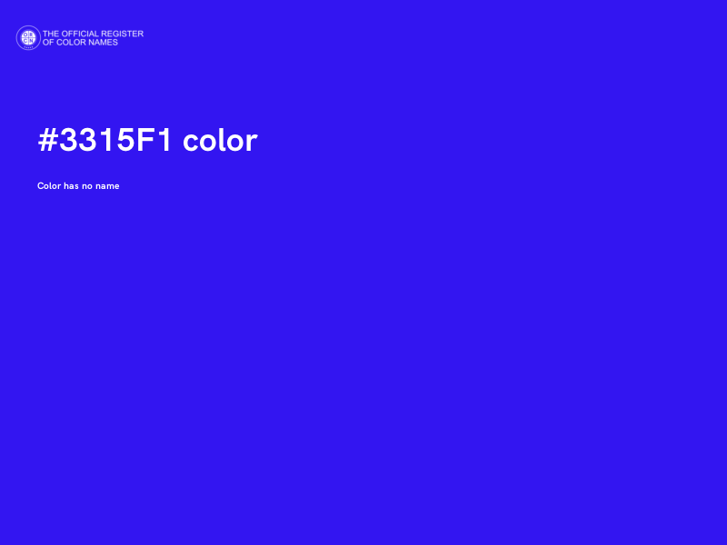 #3315F1 color image