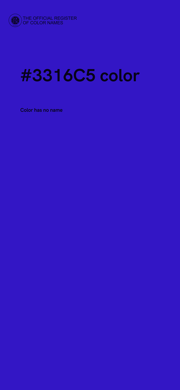 #3316C5 color image