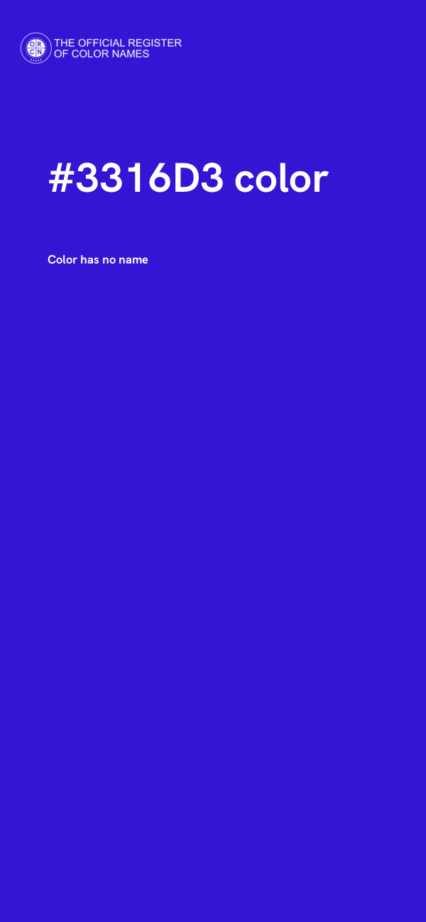 #3316D3 color image