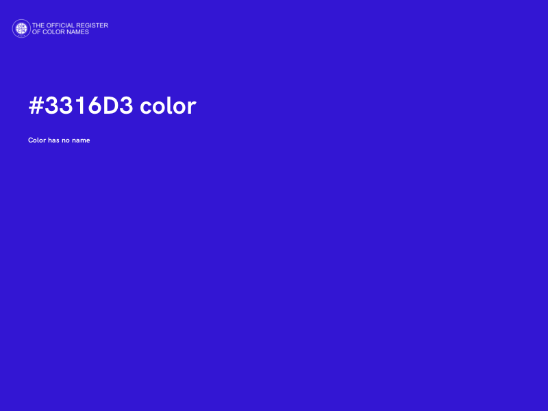 #3316D3 color image
