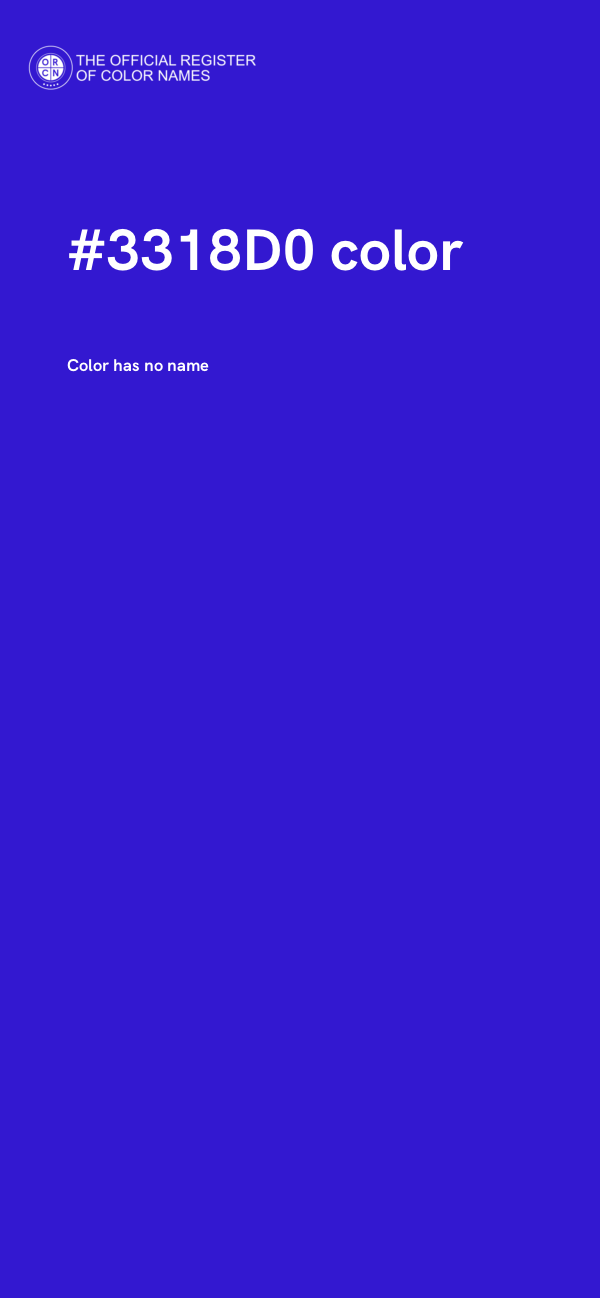 #3318D0 color image