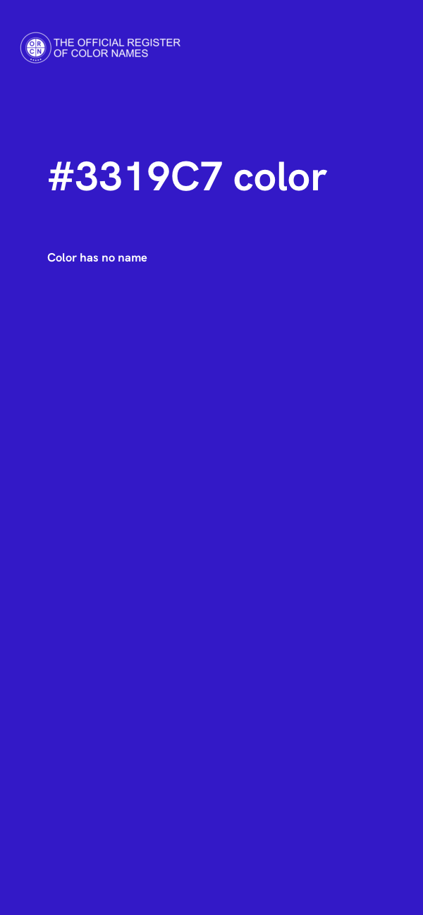 #3319C7 color image