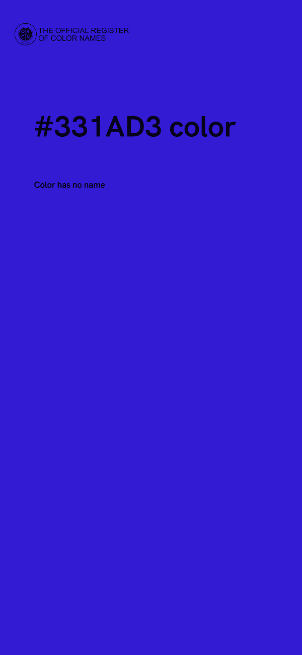 #331AD3 color image