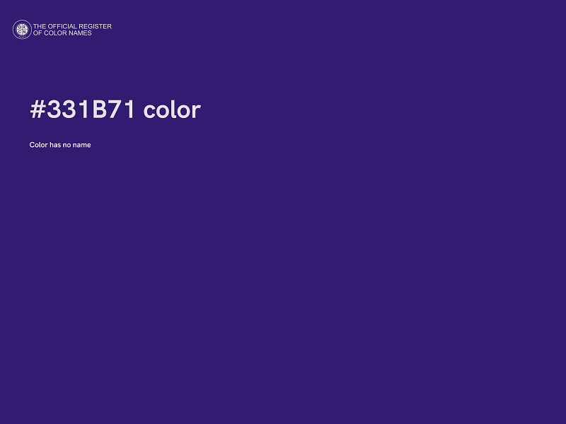 #331B71 color image