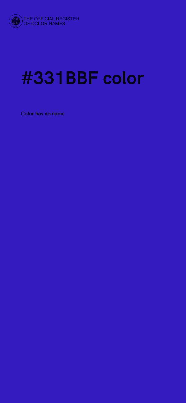 #331BBF color image