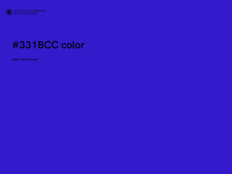 #331BCC color image