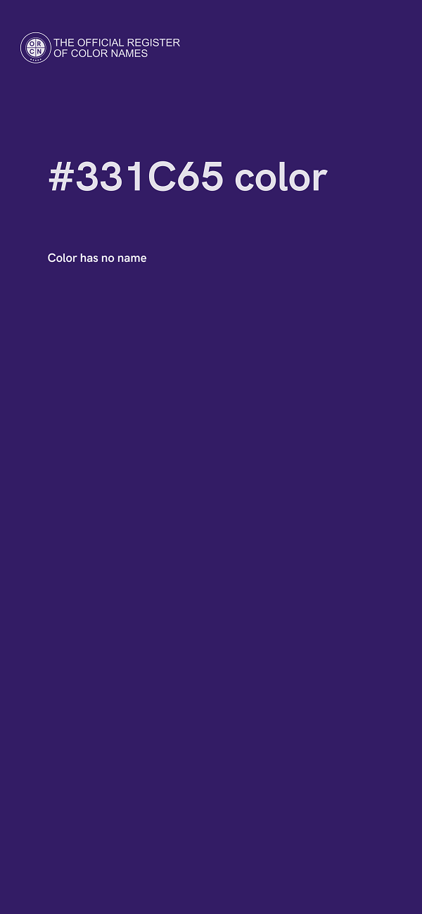 #331C65 color image