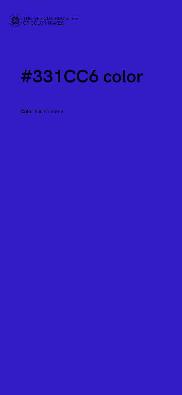 #331CC6 color image
