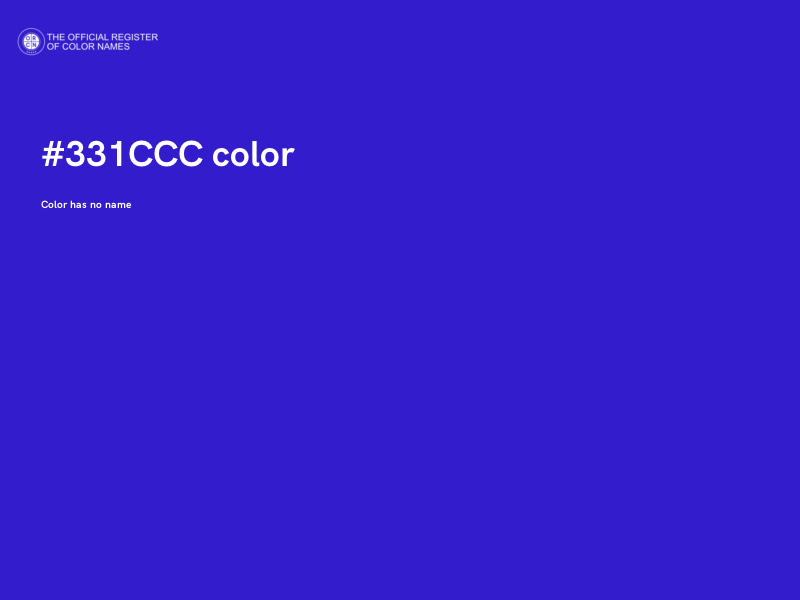#331CCC color image