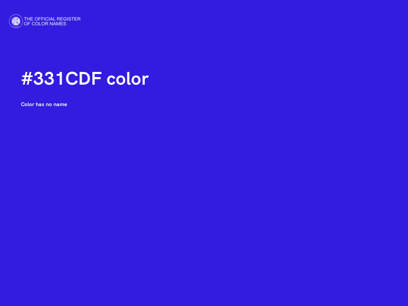 #331CDF color image