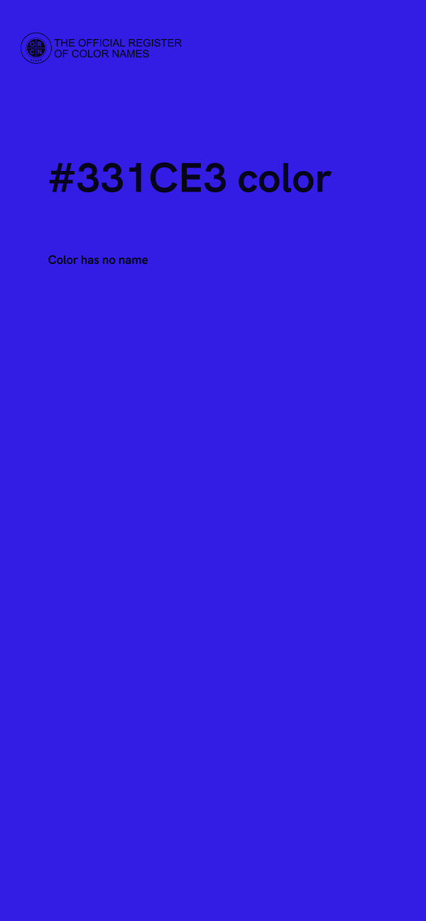 #331CE3 color image
