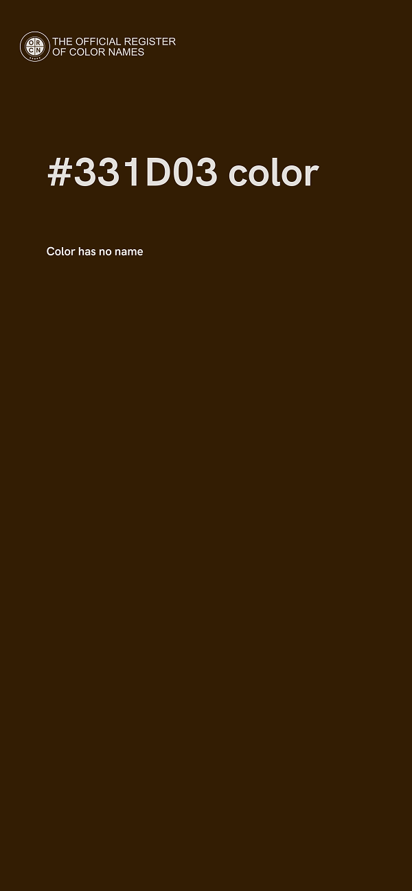 #331D03 color image