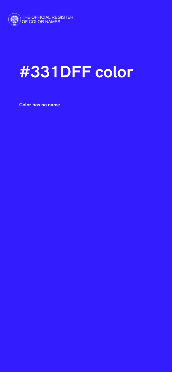 #331DFF color image