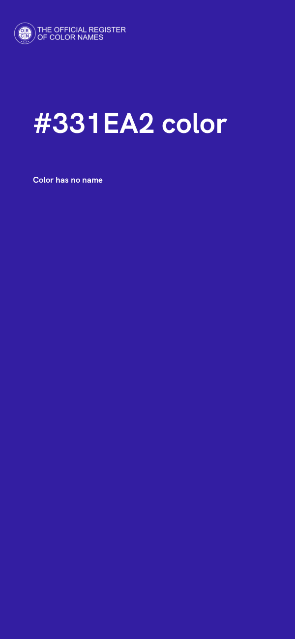 #331EA2 color image
