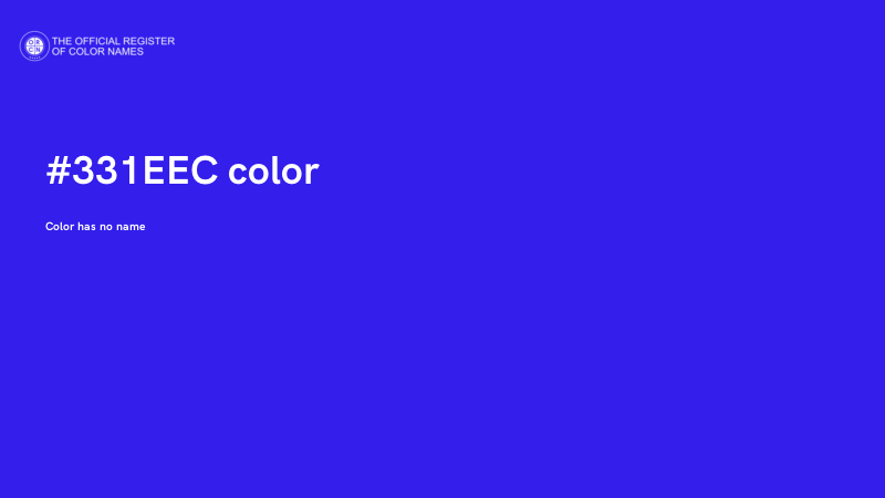 #331EEC color image