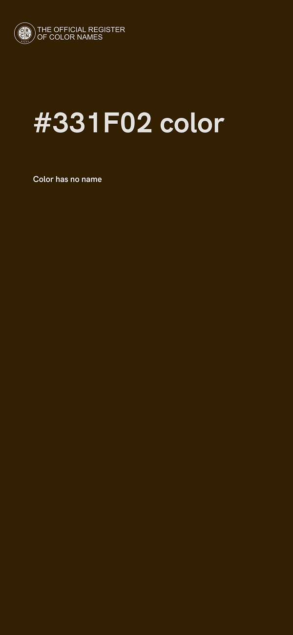 #331F02 color image
