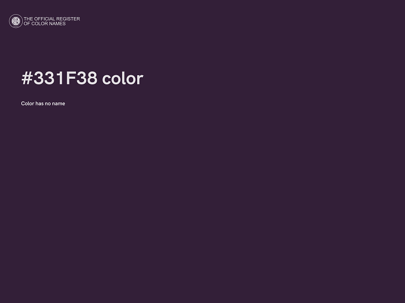 #331F38 color image