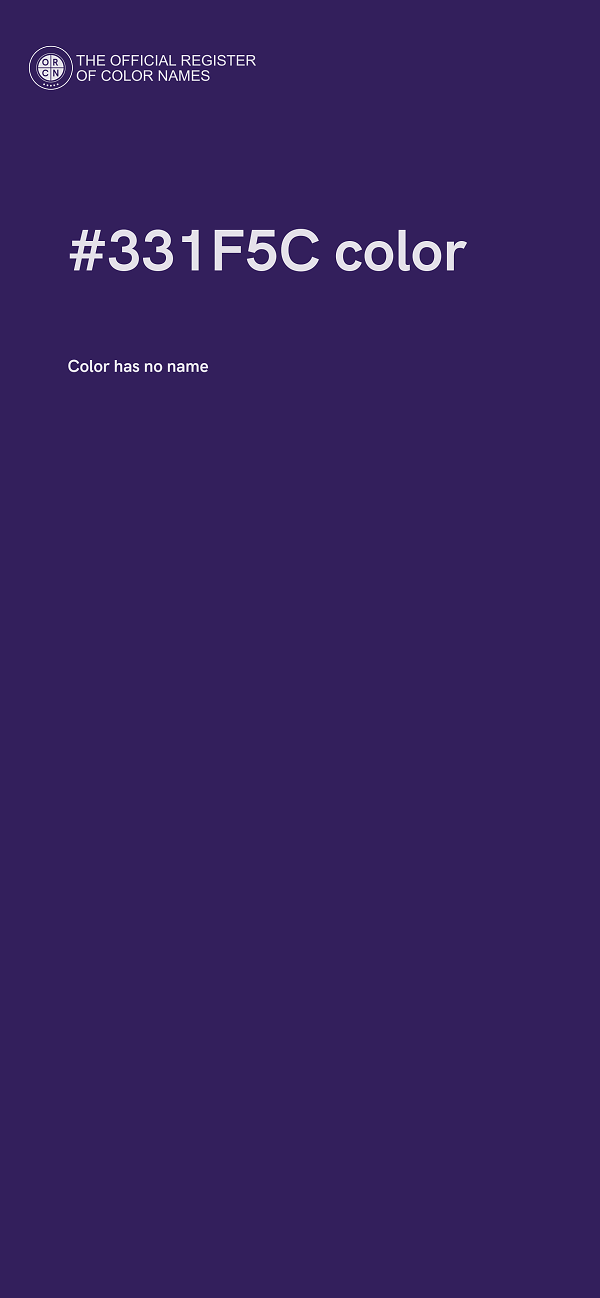 #331F5C color image