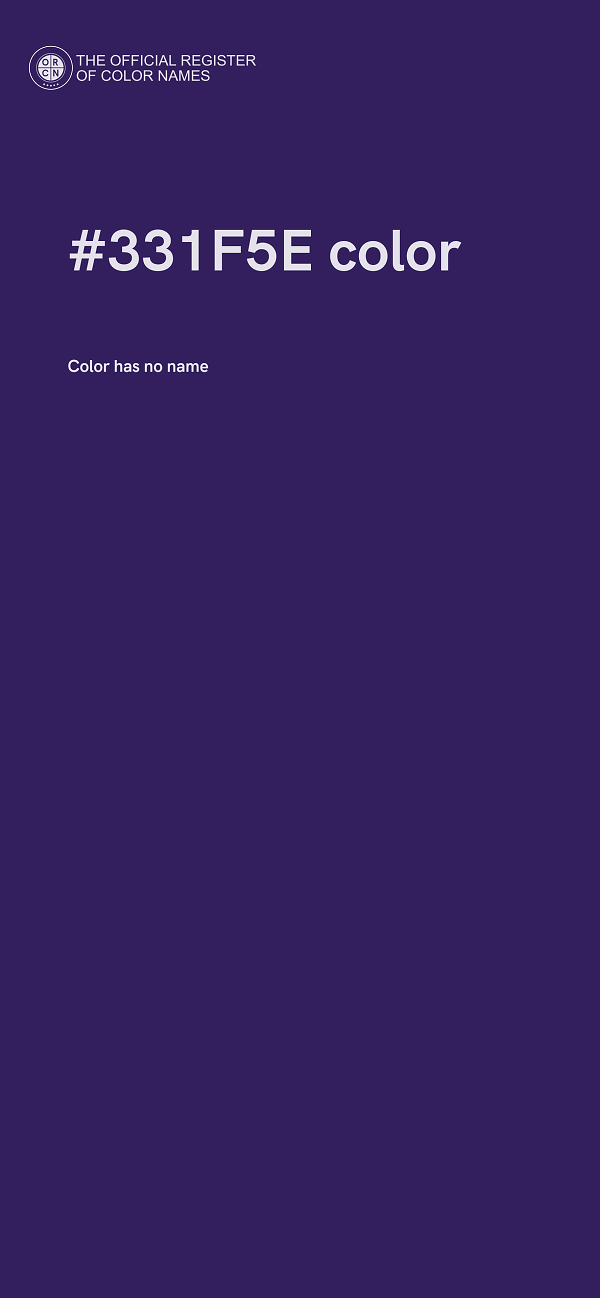 #331F5E color image