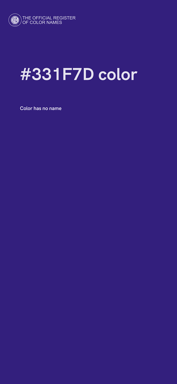 #331F7D color image