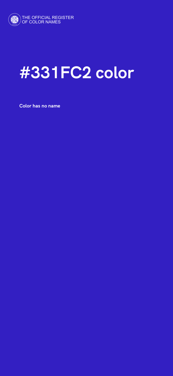 #331FC2 color image