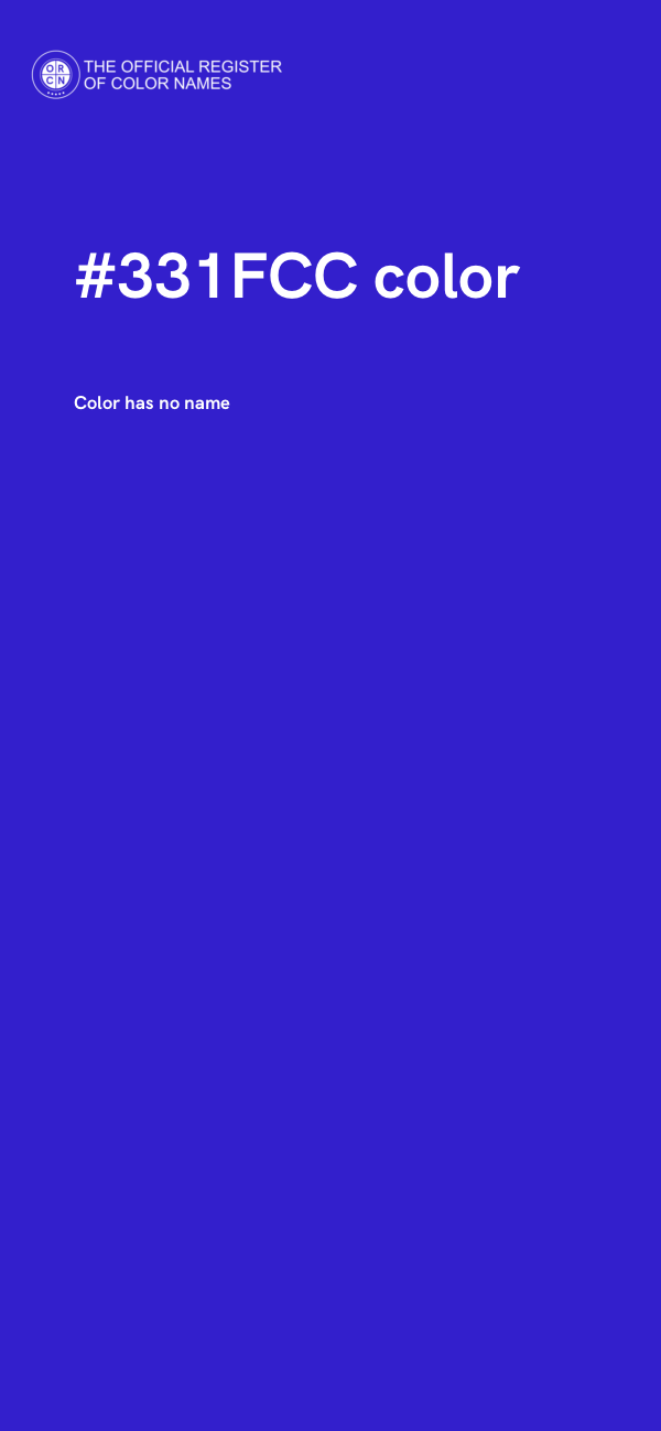 #331FCC color image