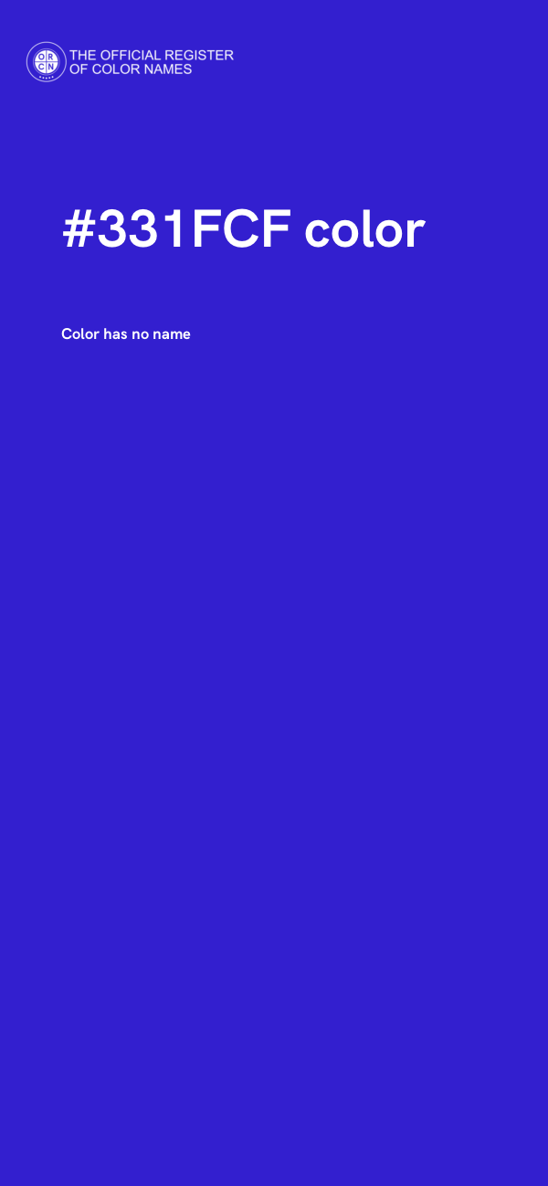 #331FCF color image