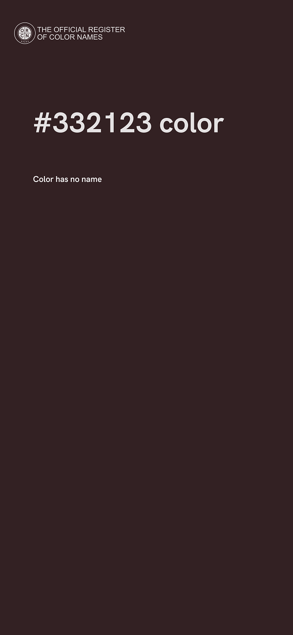 #332123 color image
