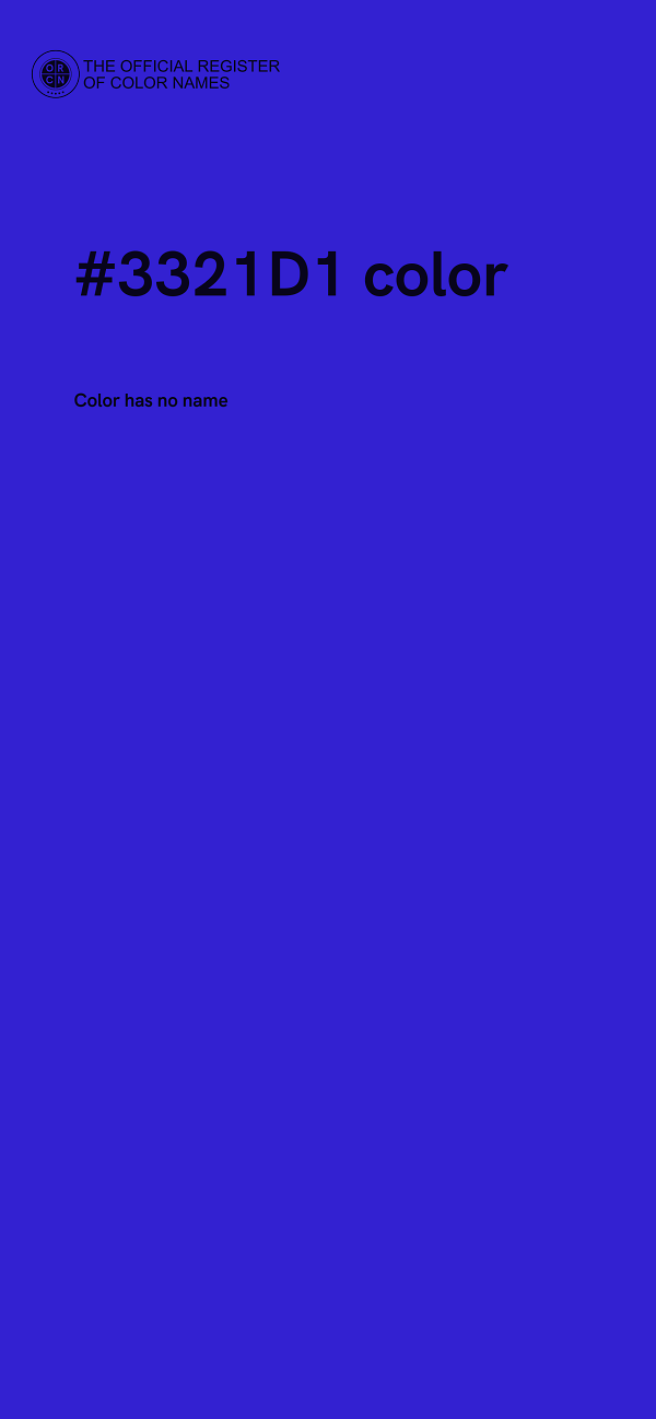 #3321D1 color image