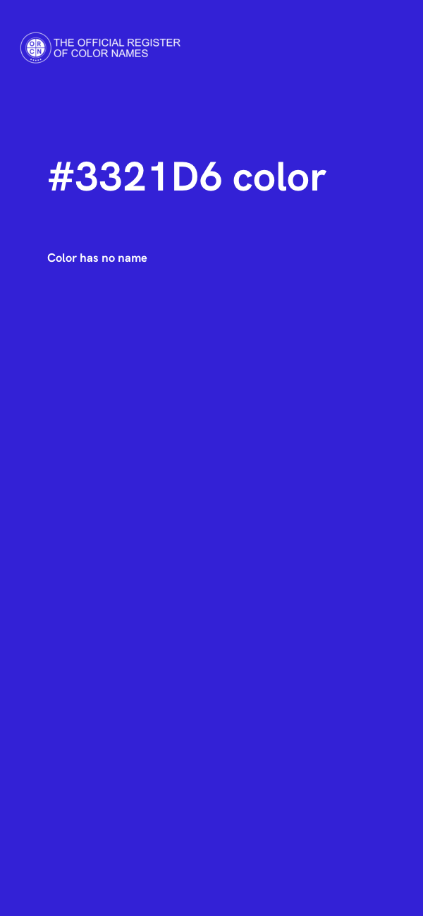 #3321D6 color image