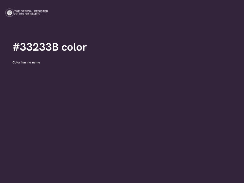 #33233B color image