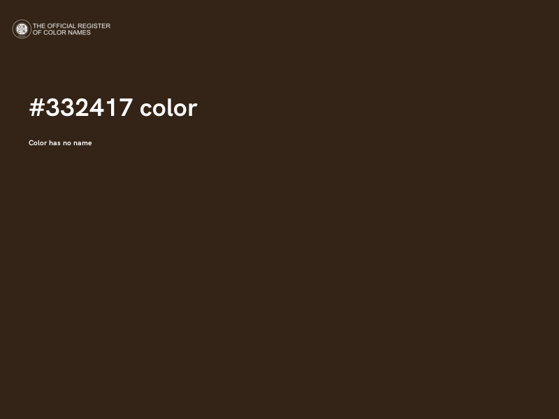 #332417 color image