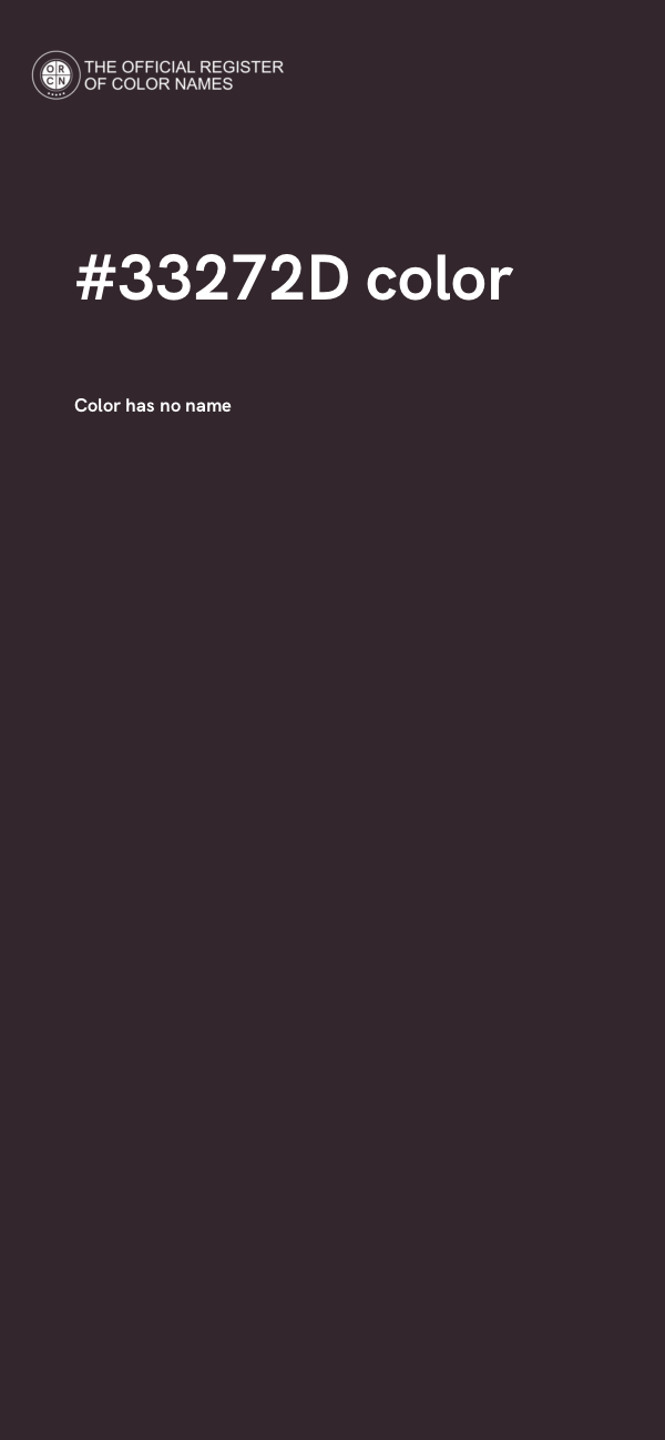 #33272D color image