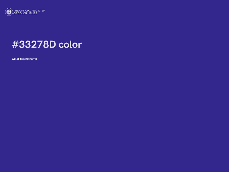 #33278D color image