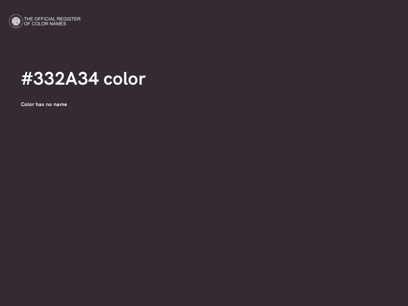 #332A34 color image