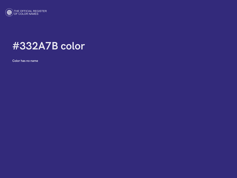 #332A7B color image