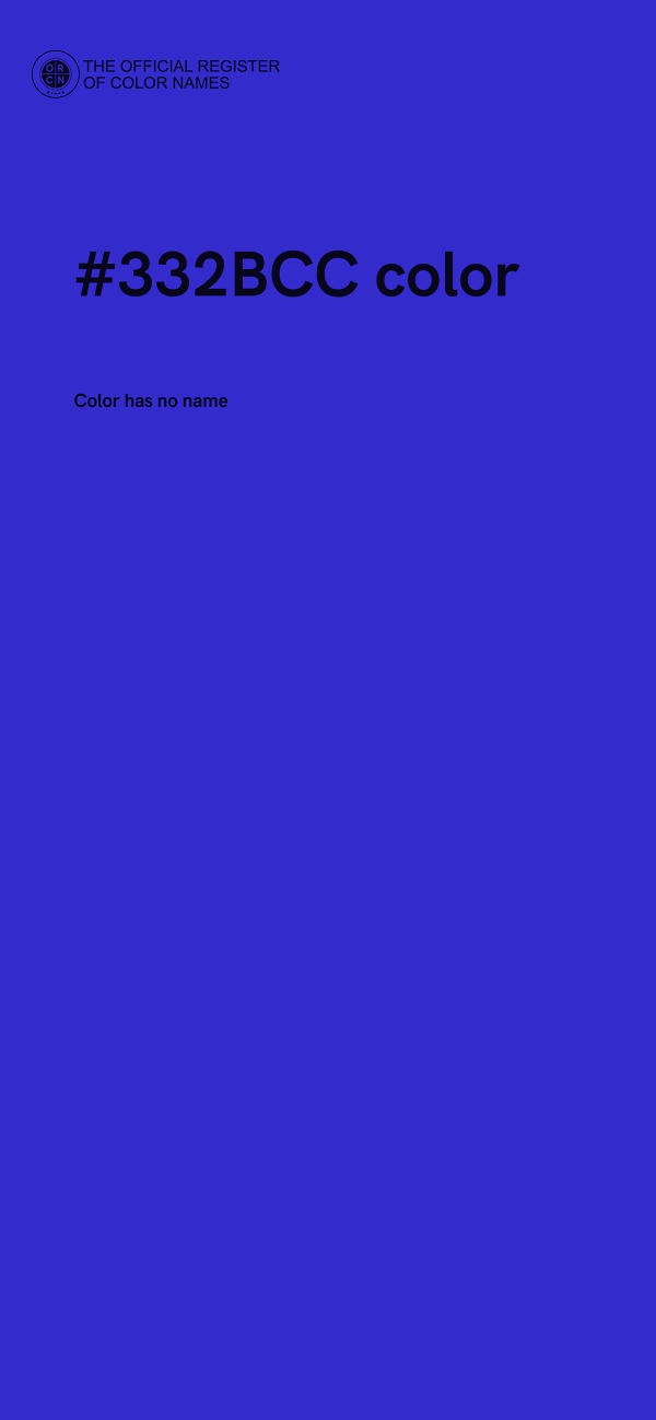 #332BCC color image