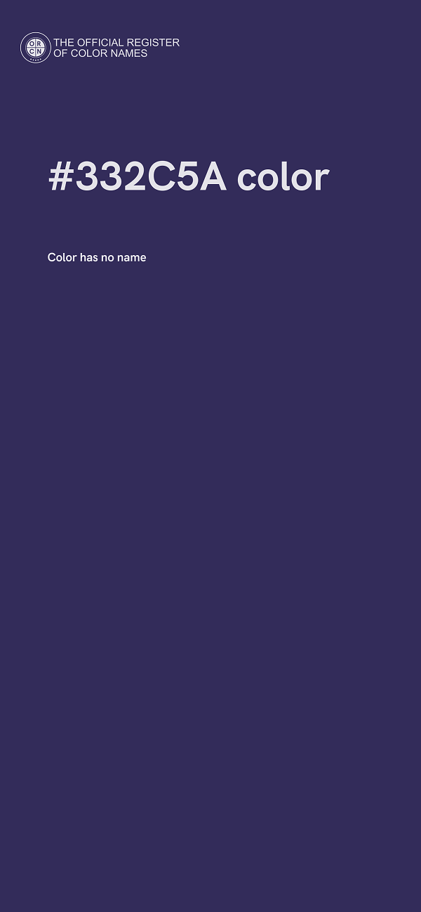 #332C5A color image