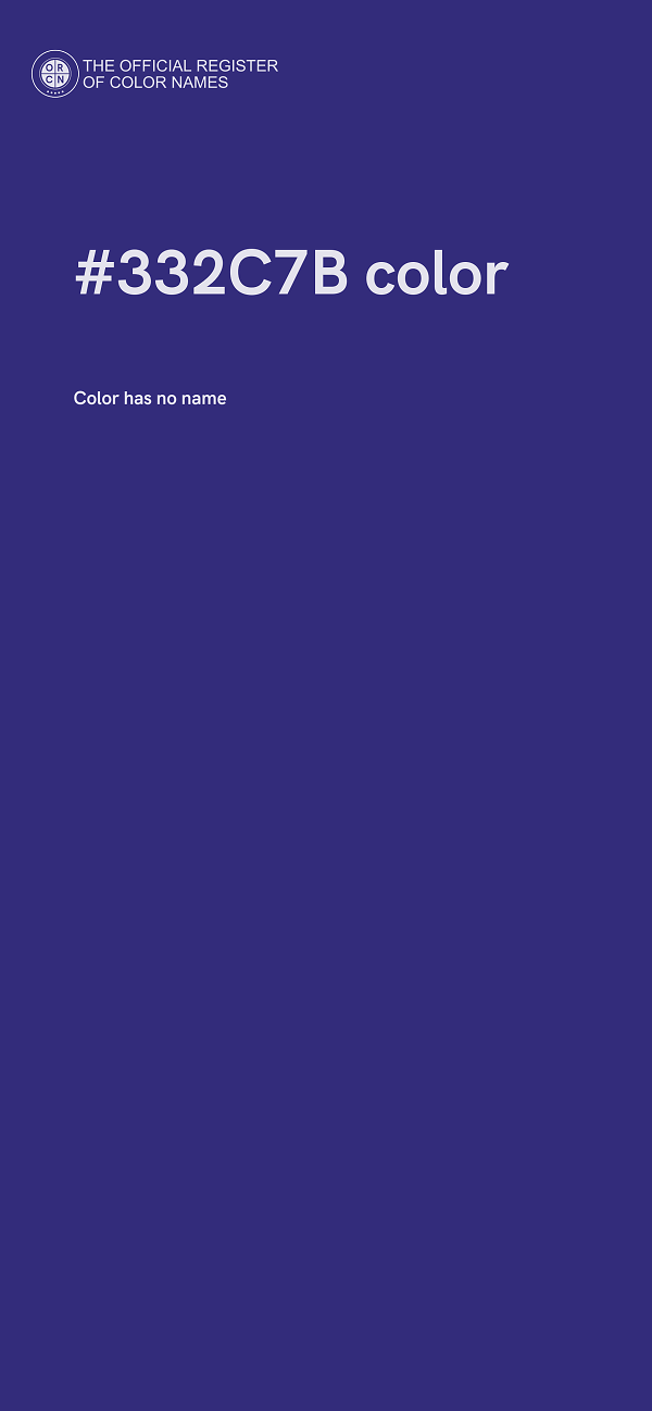 #332C7B color image