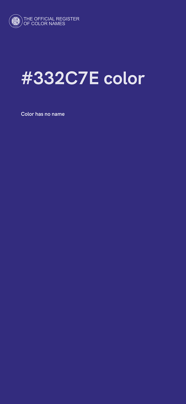 #332C7E color image