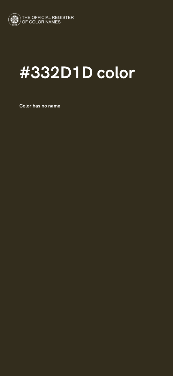 #332D1D color image