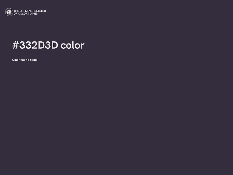 #332D3D color image