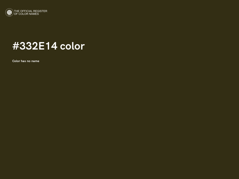 #332E14 color image