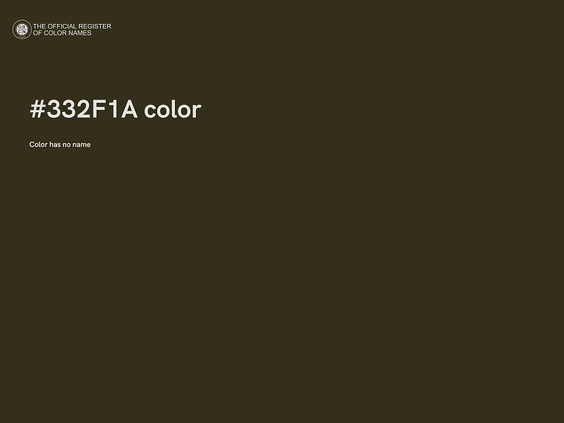 #332F1A color image