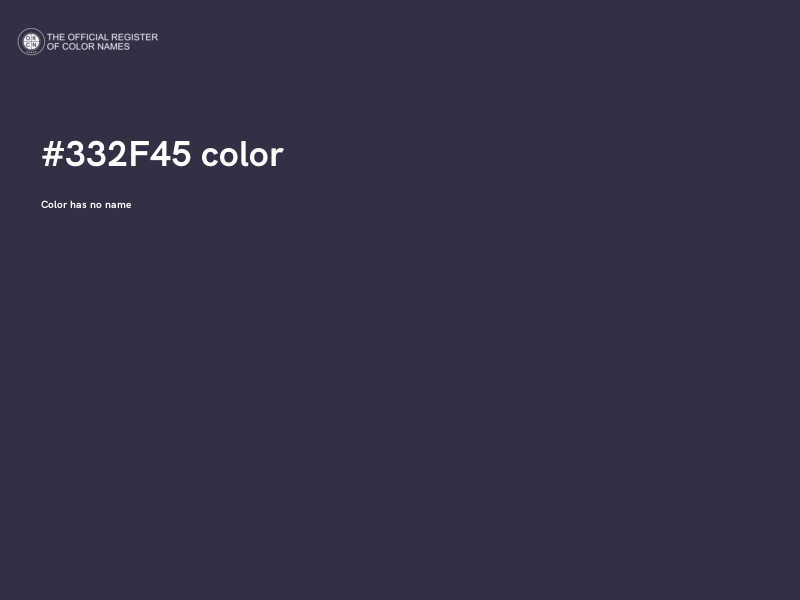 #332F45 color image