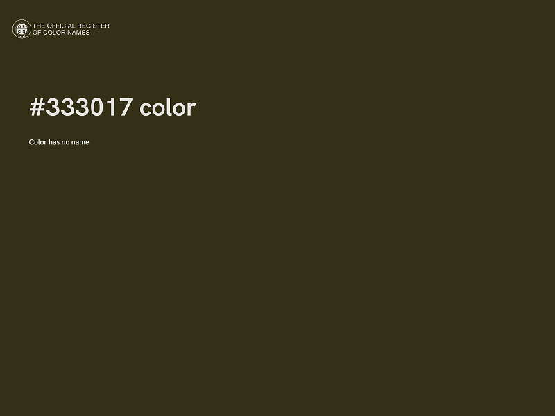 #333017 color image